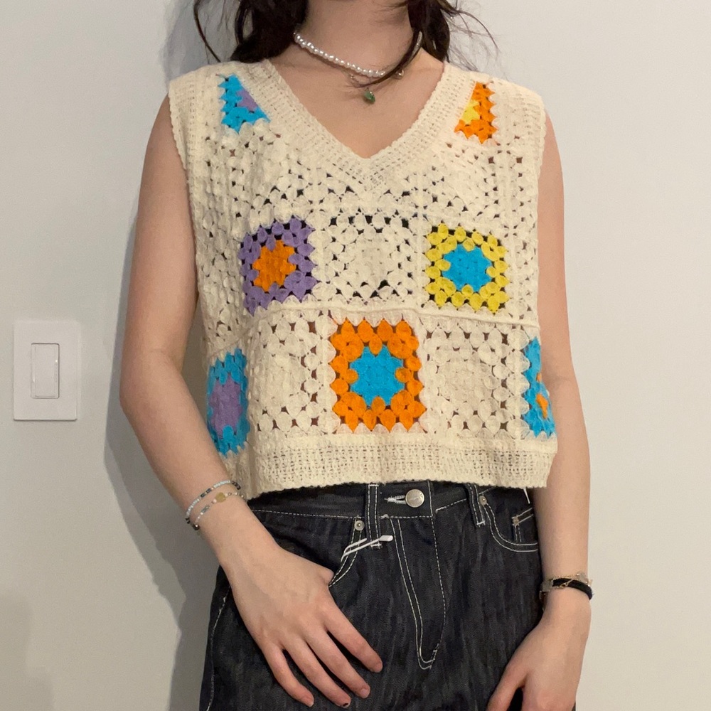 Crochet sweater vest never worn!